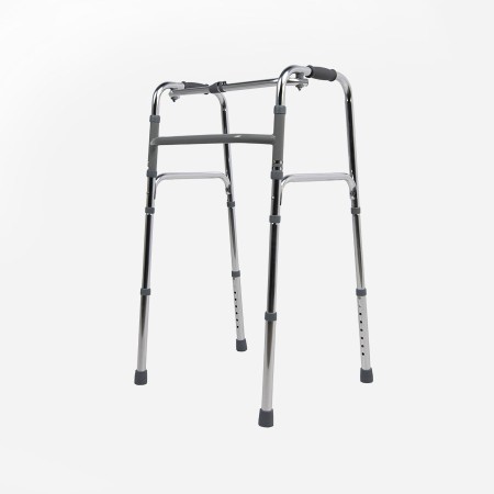 Andador plegable de aluminio, fijo y recíproco Sanitec
