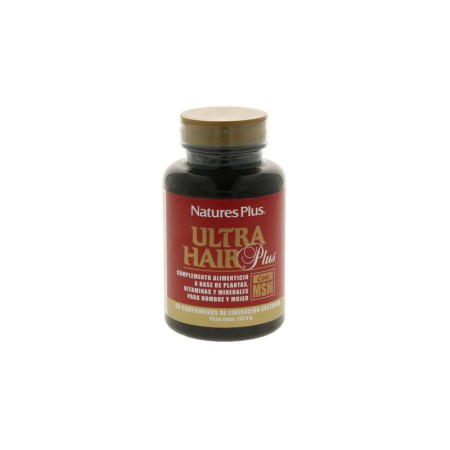 Ultra Hair Plus con MSM (fortalecer el cabello) 60 comp Natures Plus