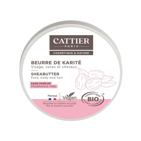 Manteca de Karite 100% ecologica 100g Cattier