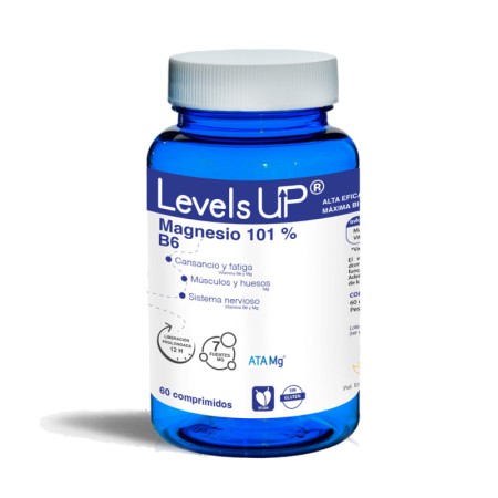 Magnesio 101% + Vitamina B6 60 comp Levels Up