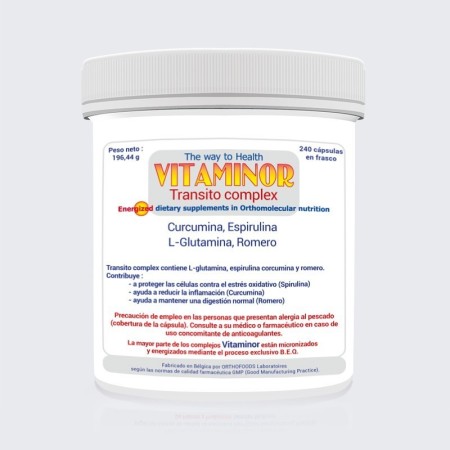 TRANSITO Complex 240 cápsulas Vitaminor