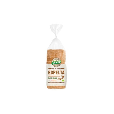 Pan molde trigo espelta masa madre Bio 400g Biocop