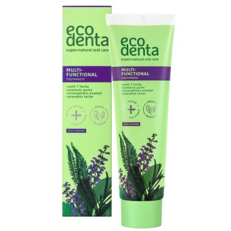 Pasta dental Multifuncional con 7 hierbas 100ml EcoDenta