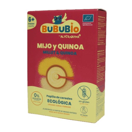 Papilla de Mijo y Quinoa Bio 200g BuBuBio