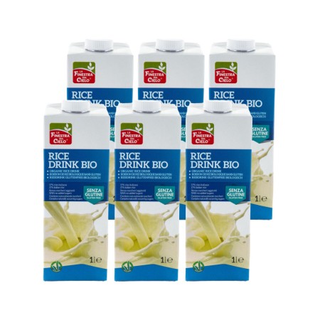 Bebida de Arroz sin gluten Bio 6x1l La Finestra