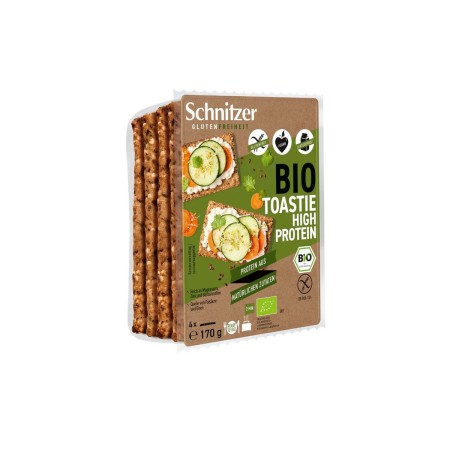Tostadas High Protein sin gluten Bio 170g Schnitzer
