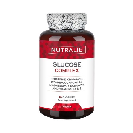 Glucosa complex con berberina, cromo y canela 90 caps Nutralie