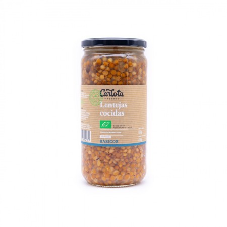Lentejas cocidas Bio 720g Carlota Organic