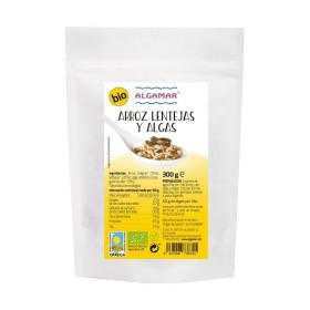 Arroz lentejas y algas bio 300g Algamar